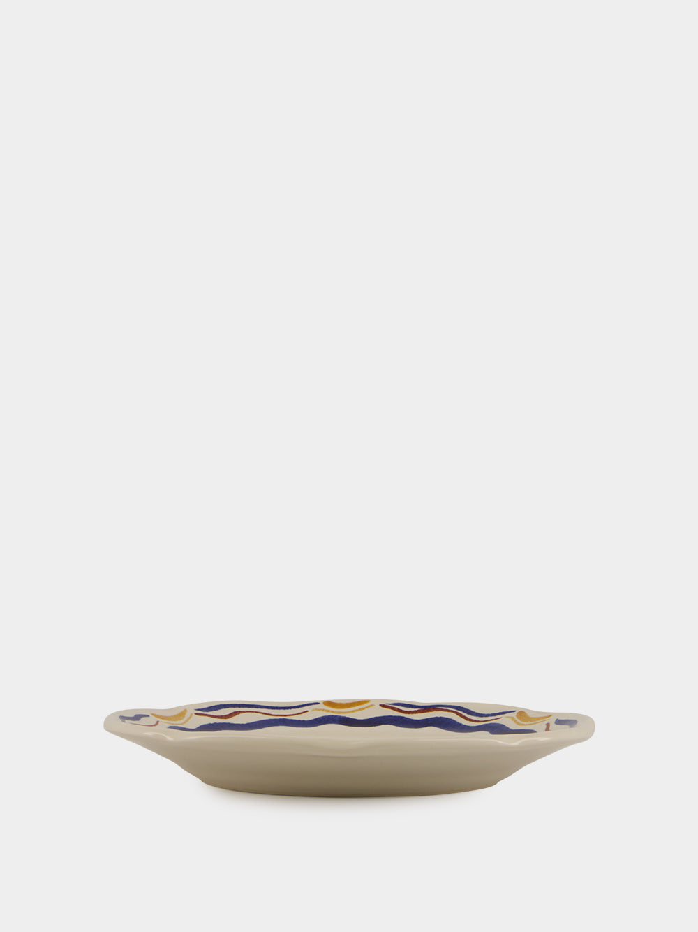 Hand-Painted Comporta The Harvester Stoneware Dessert Plate