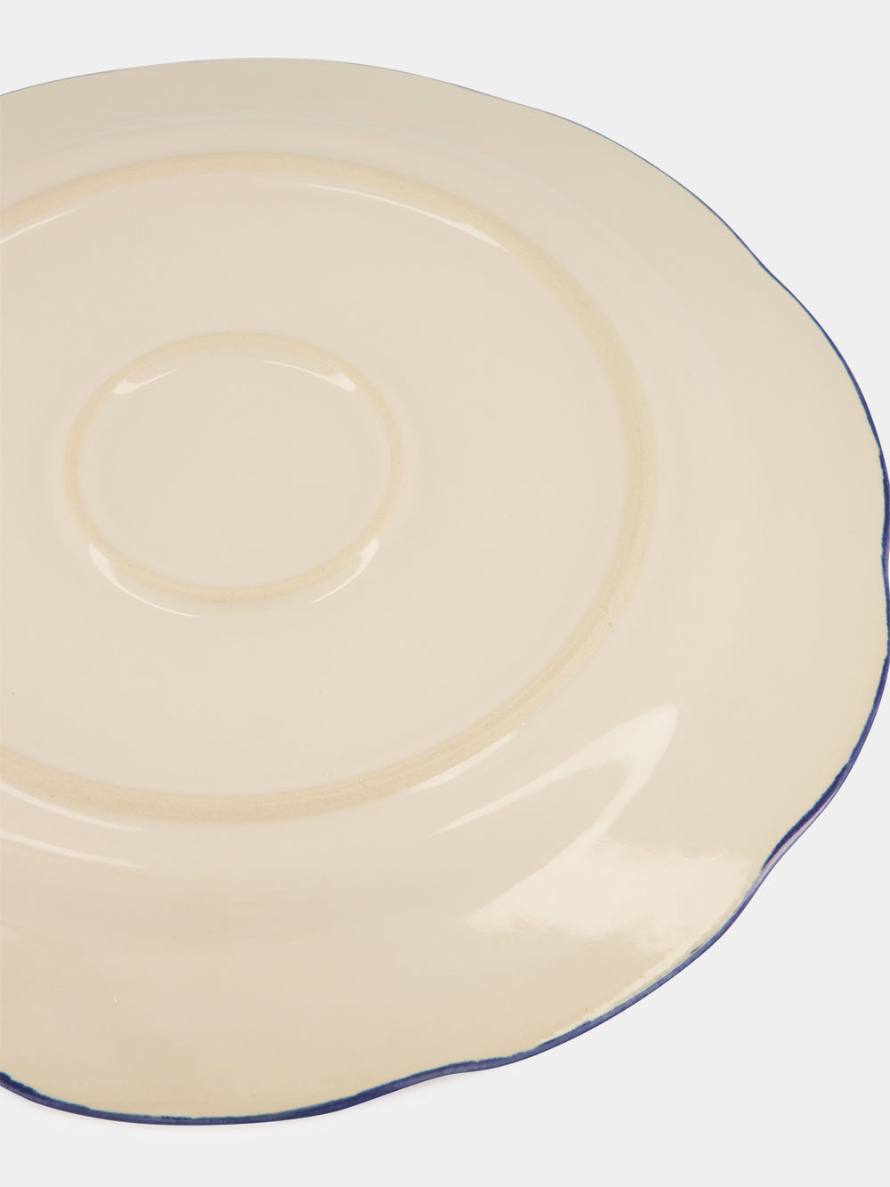 Hand-Painted Comporta The Farmer Stoneware Dinner Plate
