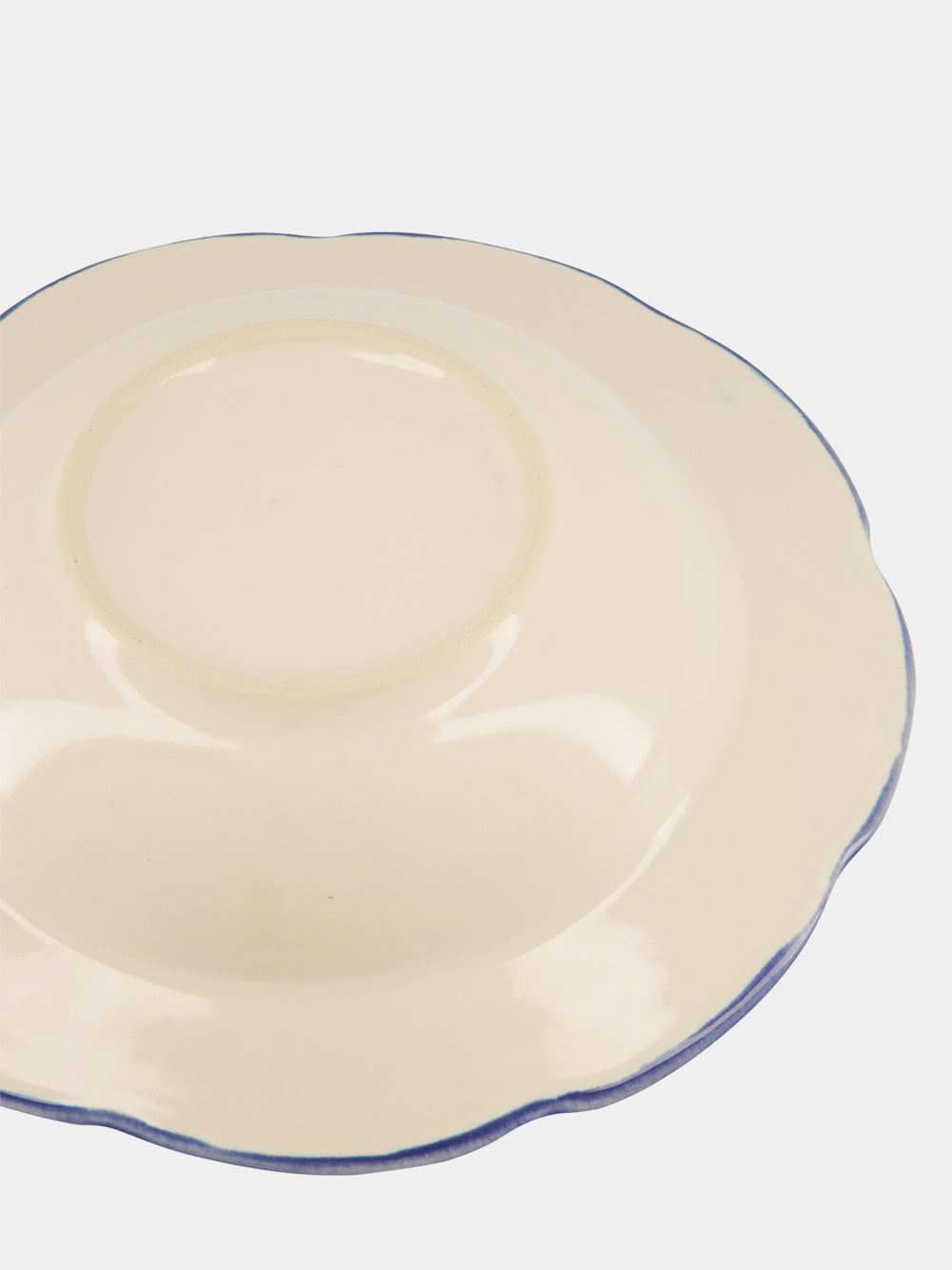 Hand-Painted Comporta The Farmer Stoneware Soup Plate