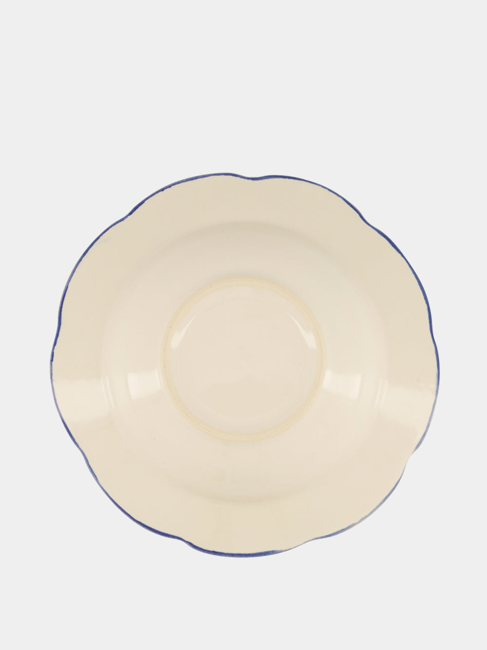 Hand-Painted Comporta The Farmer Stoneware Soup Plate