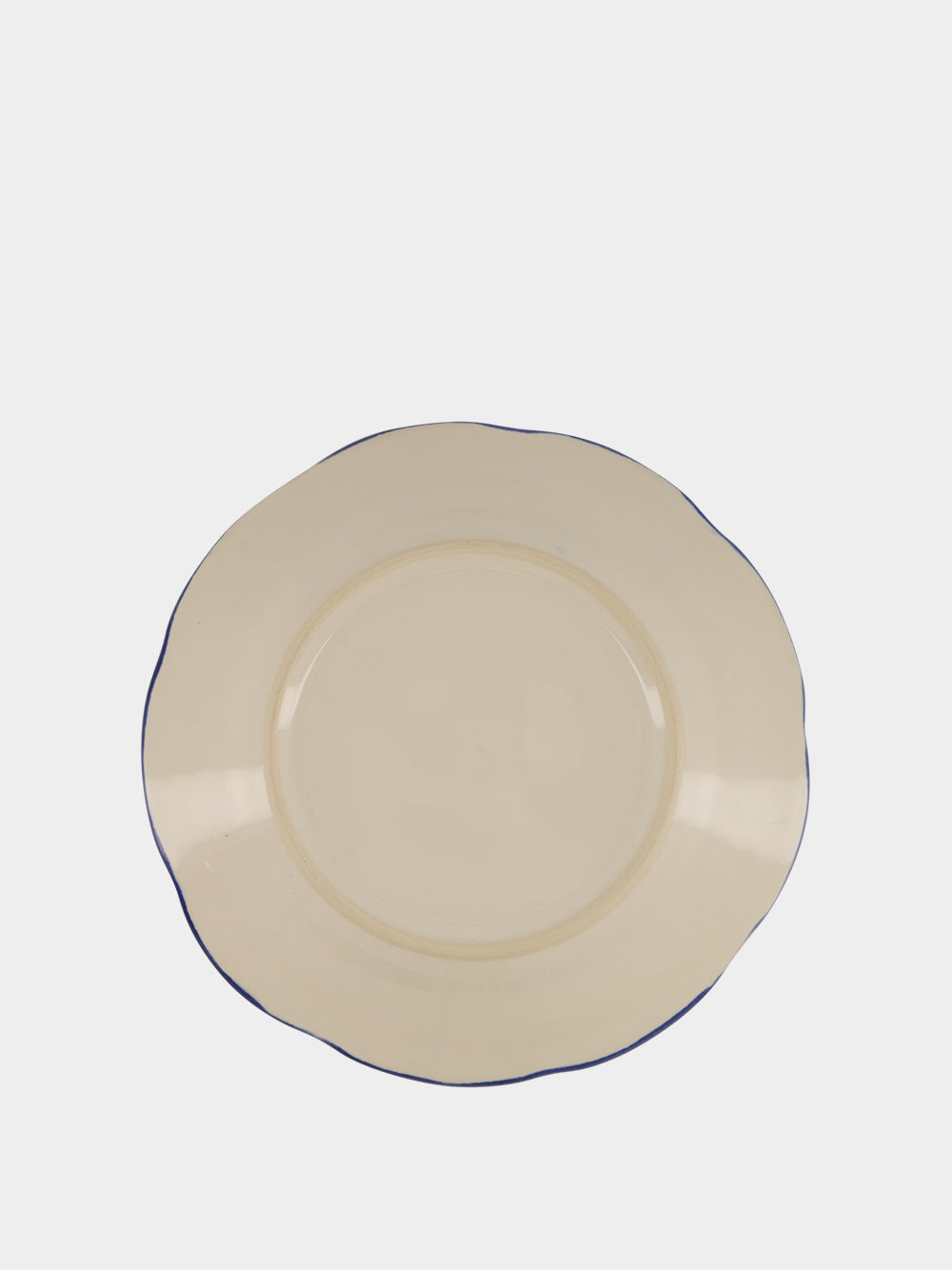 Hand-Painted Comporta House Stoneware Dessert Plate