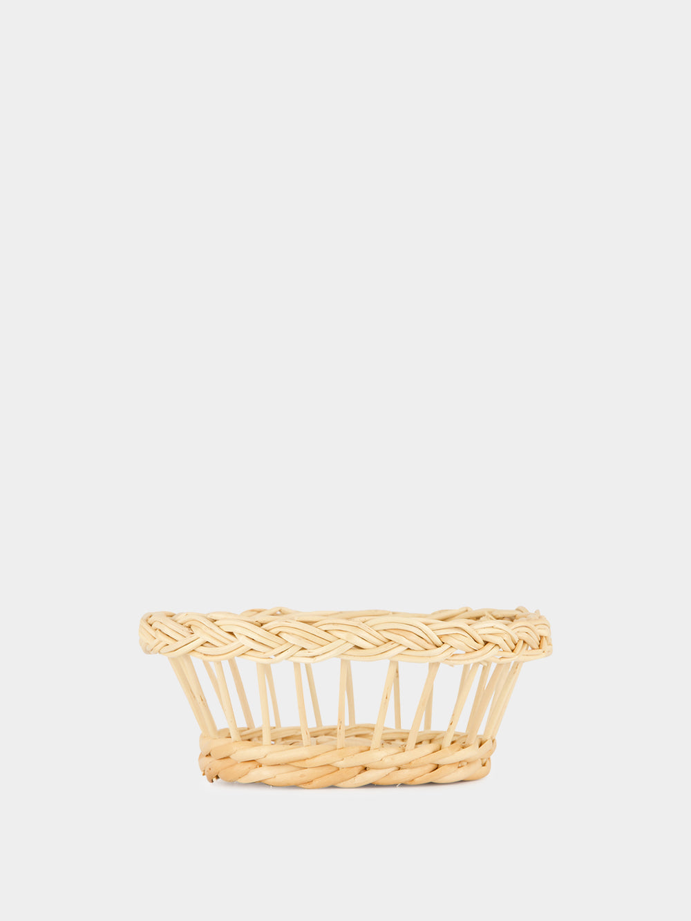 Handmade Vitória Natural Wicker Small Bread Basket