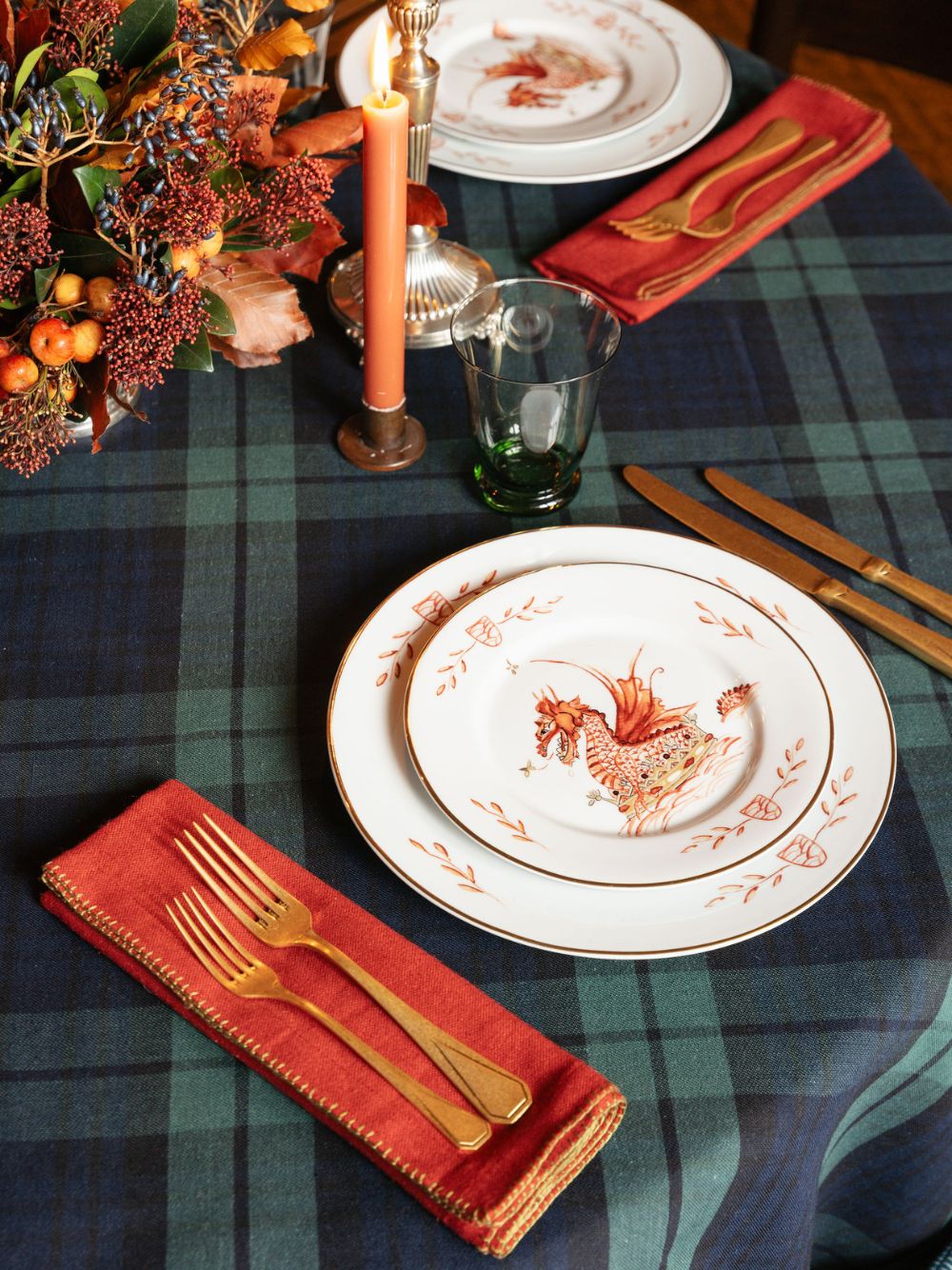 Borgonha Gold Stainless Steel 18/10 Dessert Fork