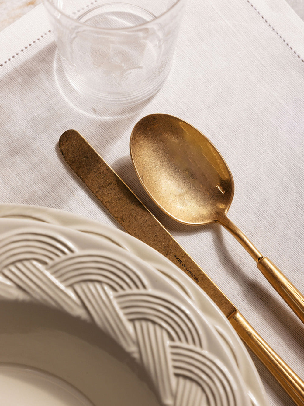 Castro Gold Dessert Spoon