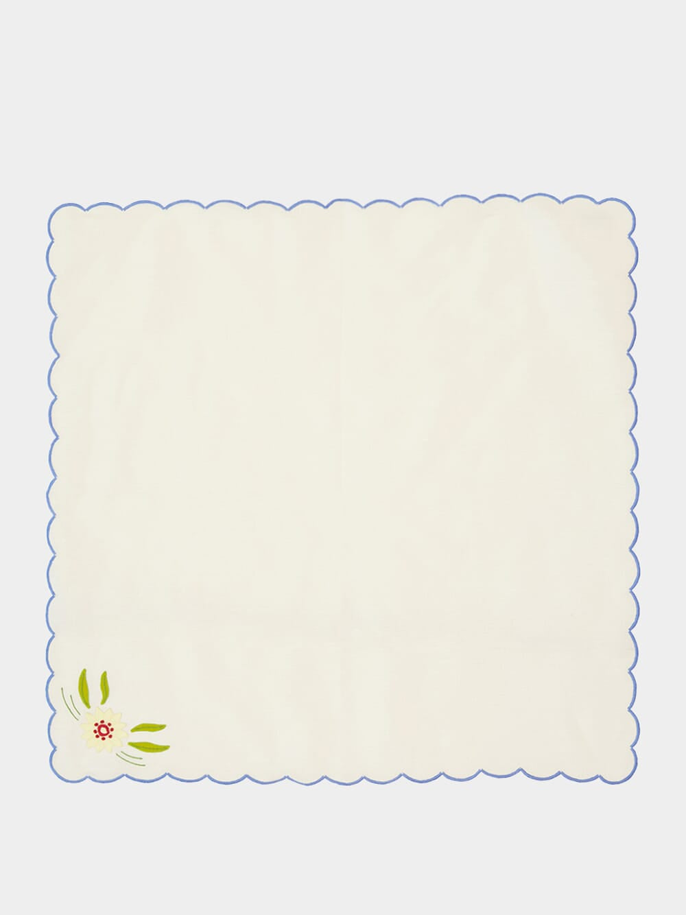 Hand Embroidered Machico Linen Napkin