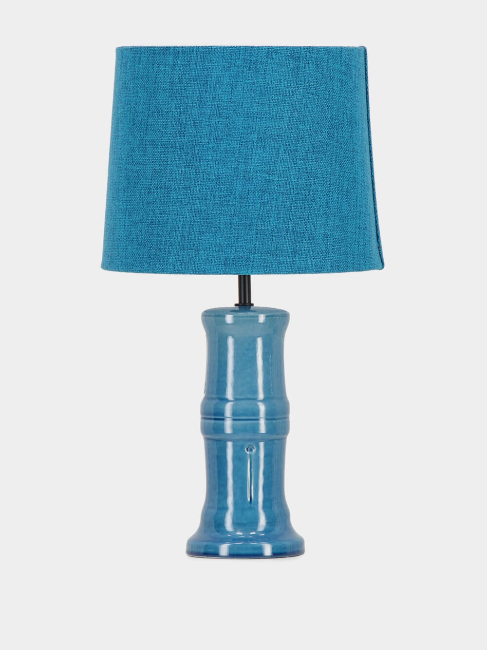 Bambu Blue Linen Abat Jour