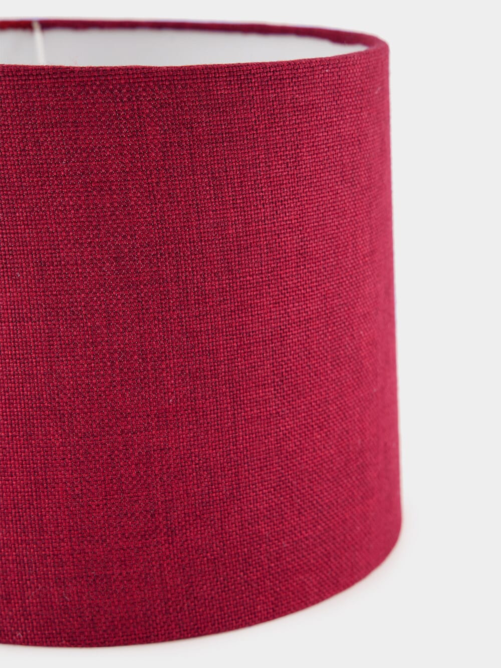 Bambu Bordeaux Linen Abat Jour