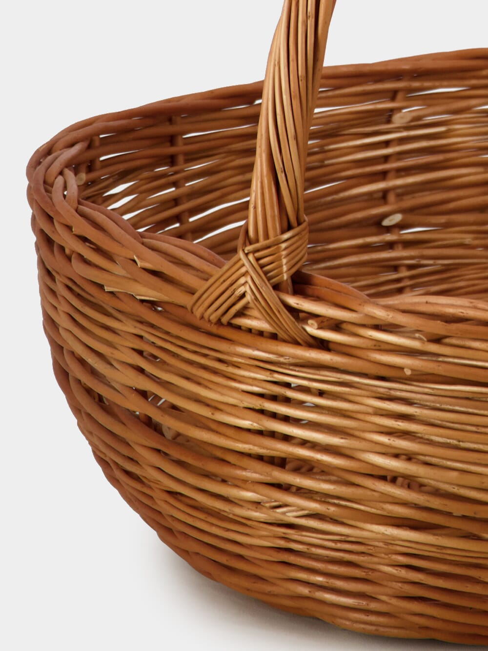 Handmade Camacha Natural Wicker Large Basket