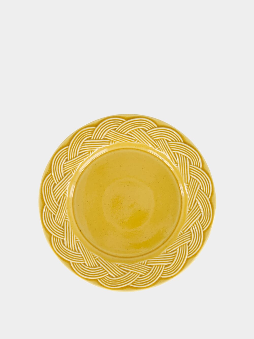 Vime Yellow Ceramic Dessert Plate