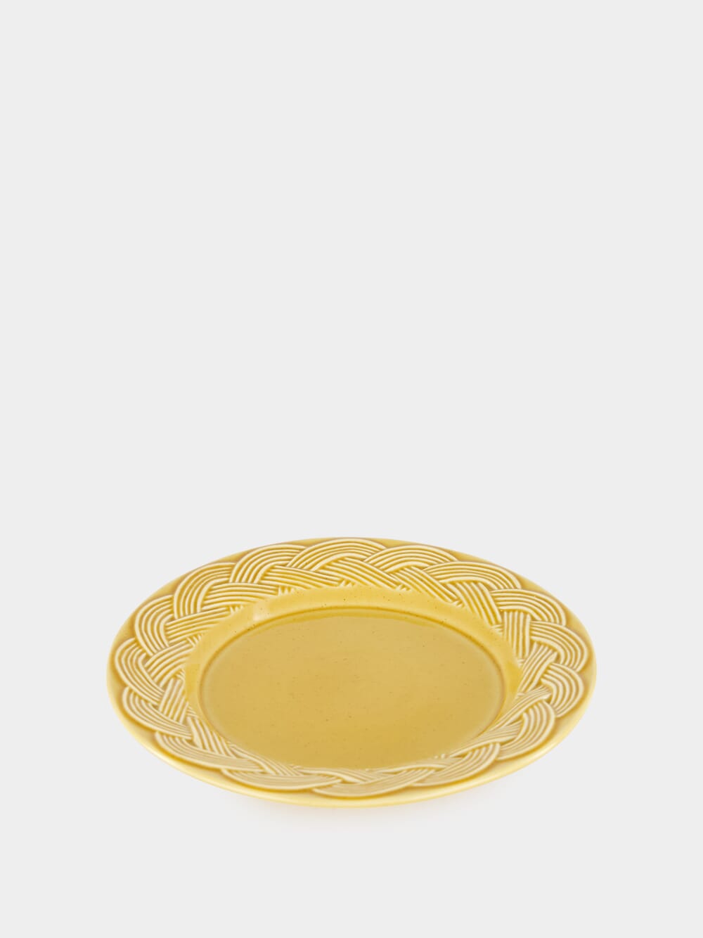 Vime Yellow Ceramic Dessert Plate