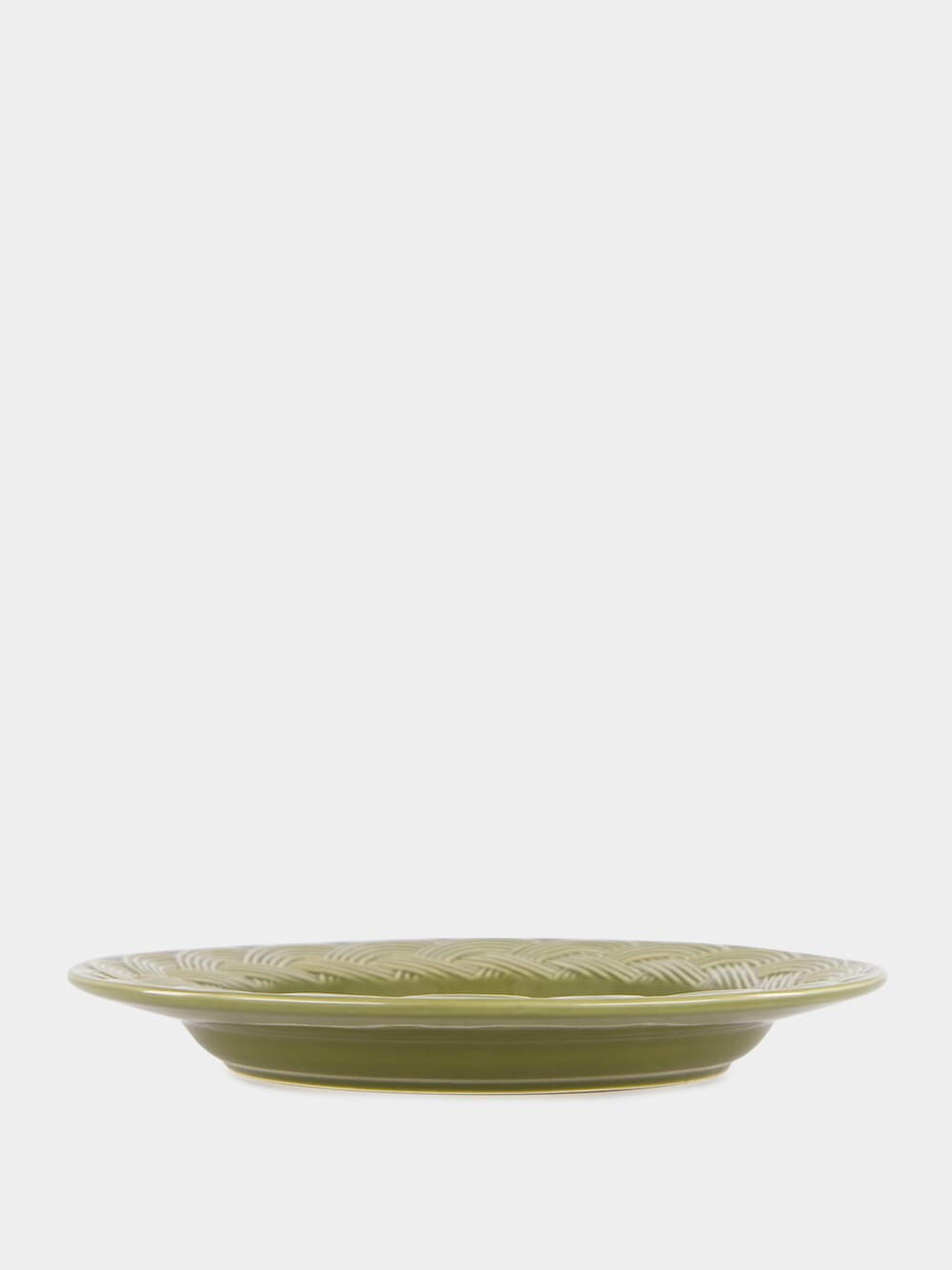 Vime Green Ceramic Dinner Plate