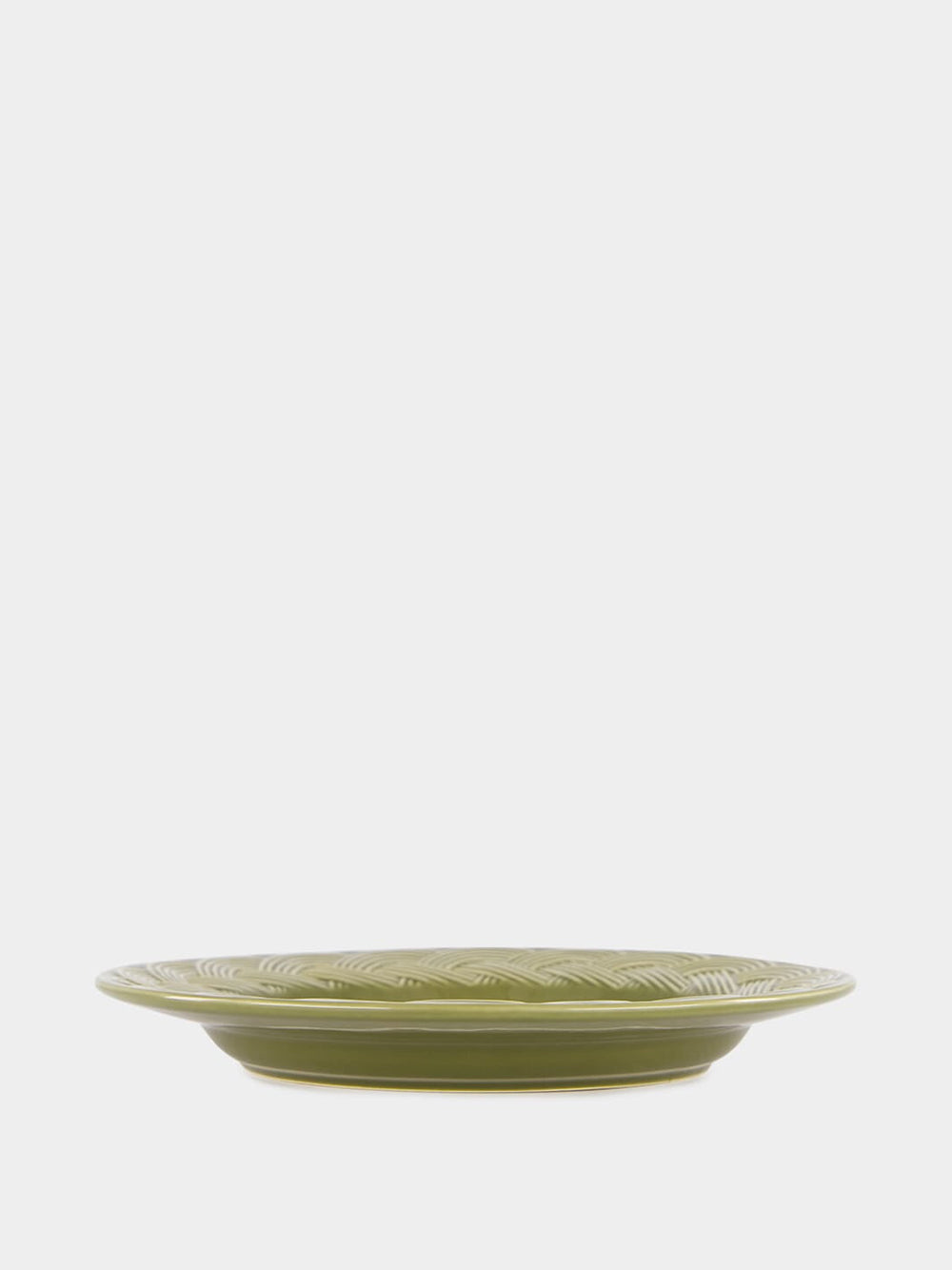 Vime Green Ceramic Dinner Plate