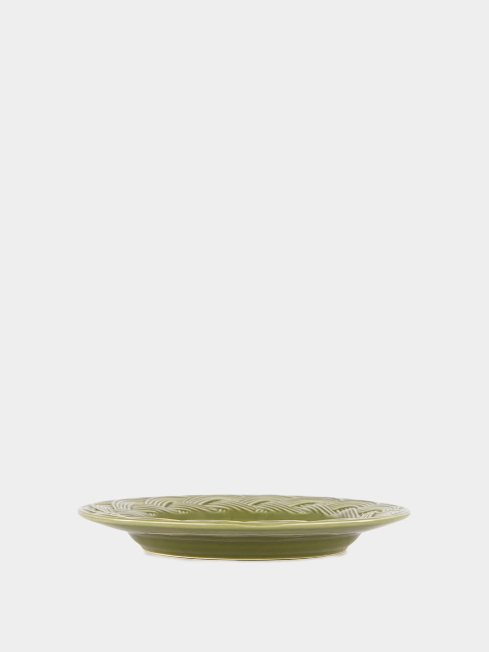 Vime Green Ceramic Dessert Plate