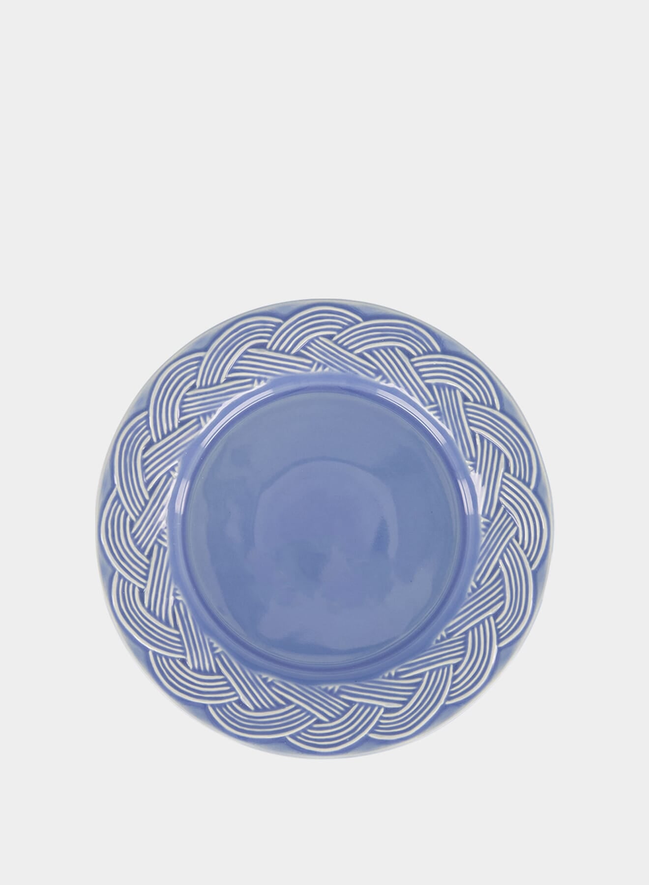 Vime Blue Ceramic Dessert Plate