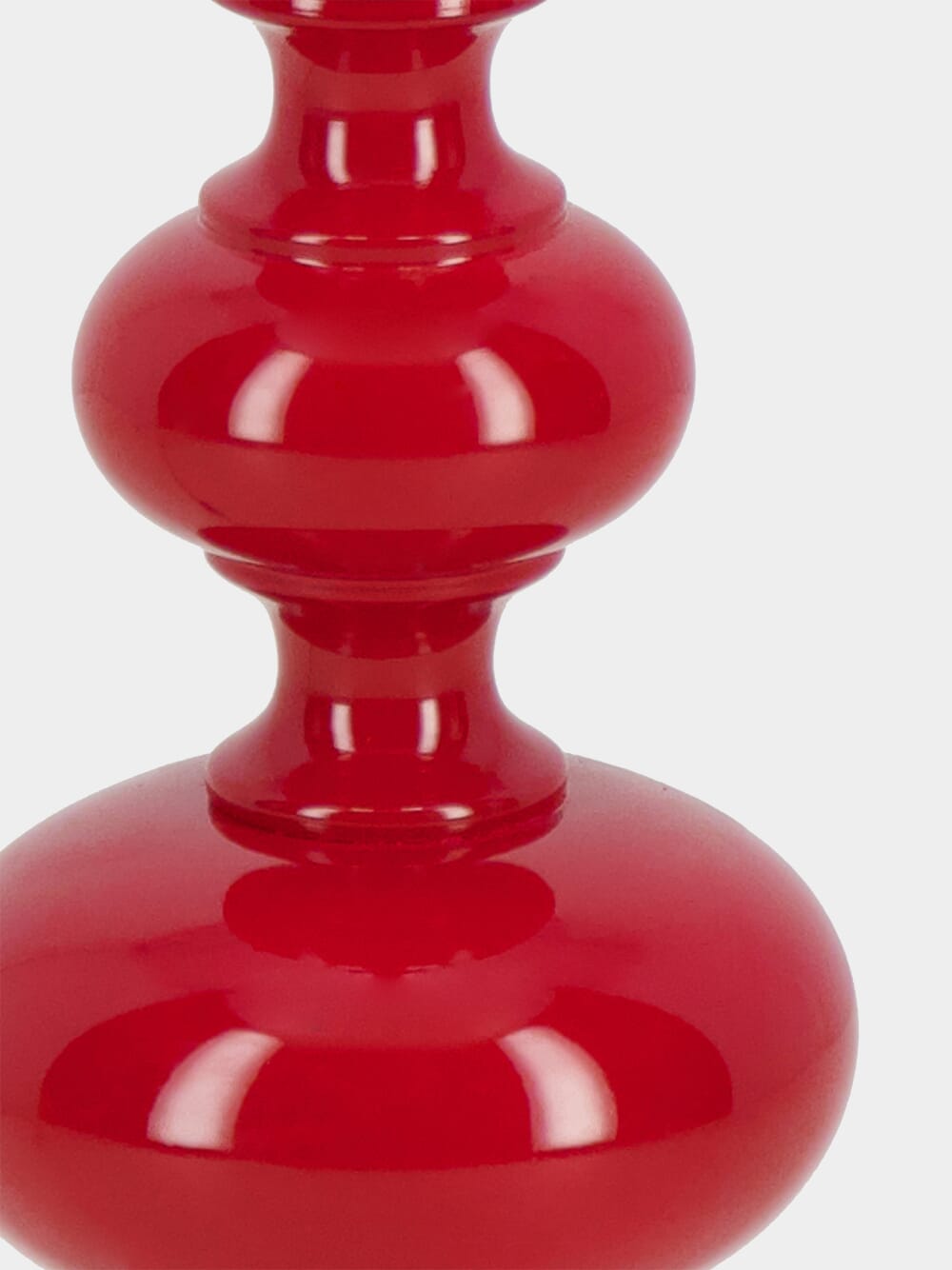 Foz Red Wood Lamp Base