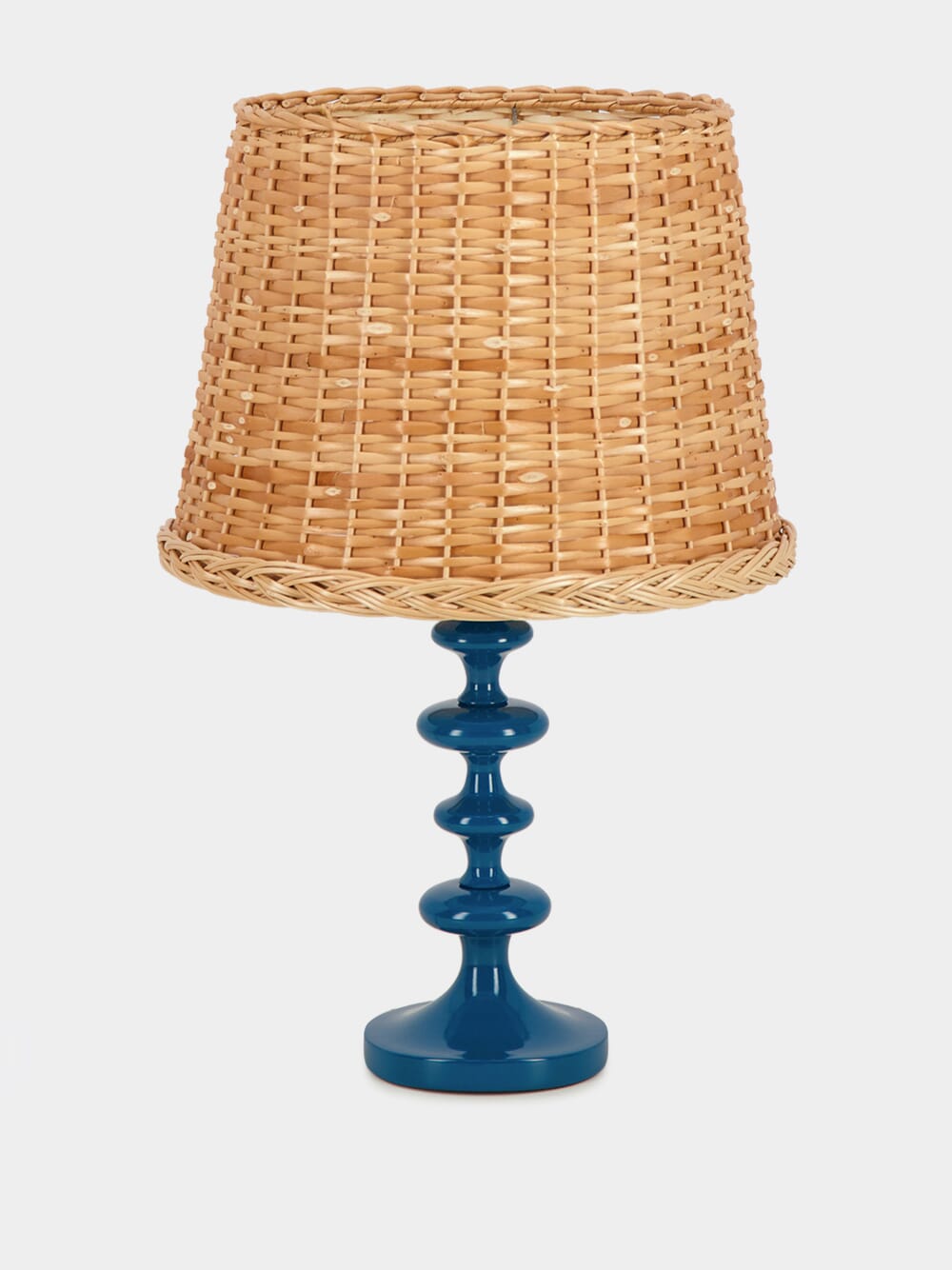 Freixo Blue Wood Lamp Base