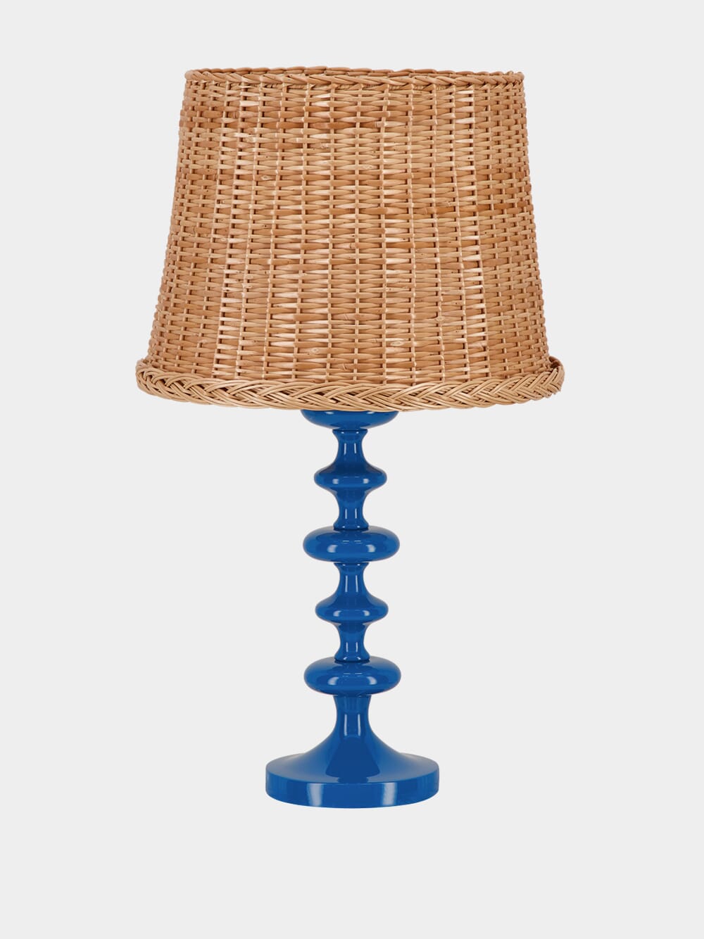 Freixo Blue Wood Lamp Base