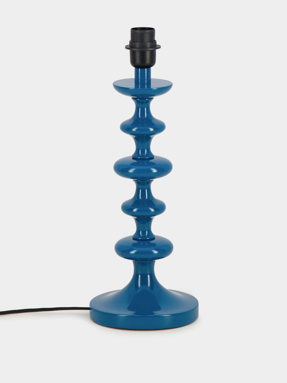 Freixo Blue Wood Lamp Base