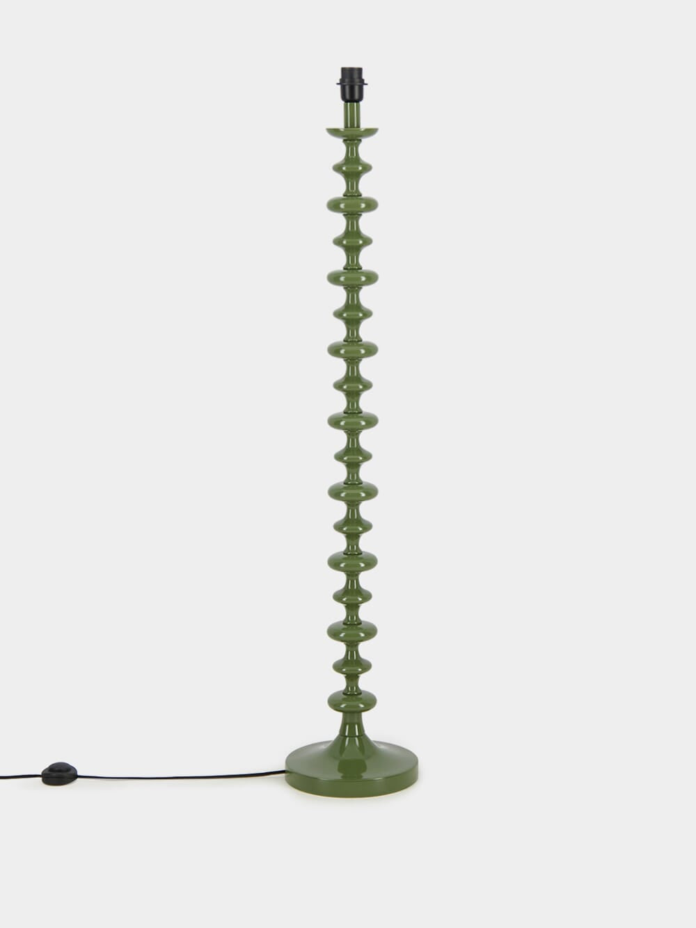 Freixo Green Wood Floor Lamp Base