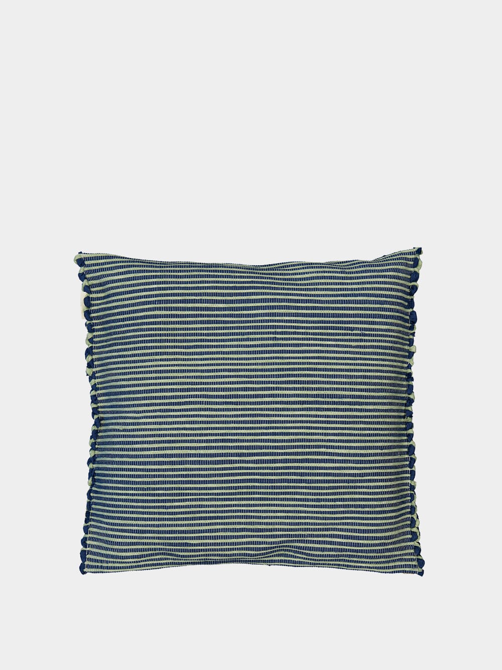 Handmade Sofia Blue Striped Cushion