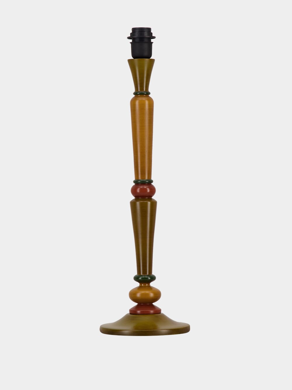 Sabrosa Wood Green Lamp Base