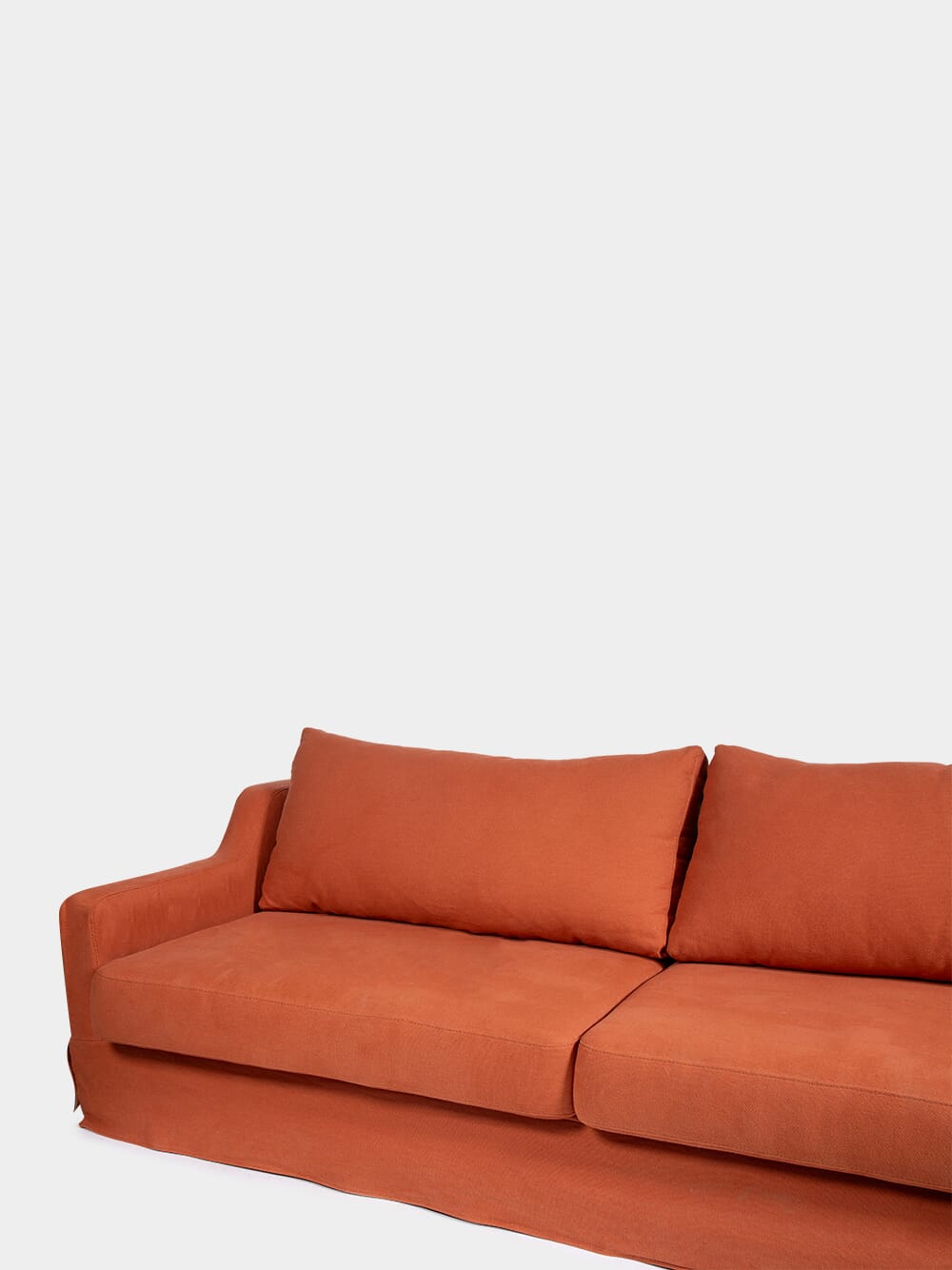 Carlos 4 Seater Brick Sofa