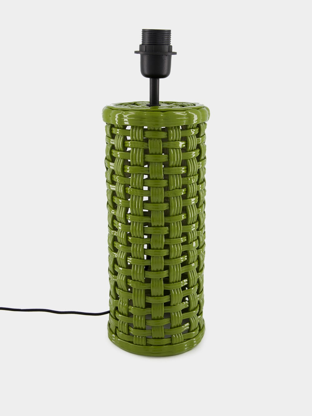 Cesta Green Ceramic Lamp Base