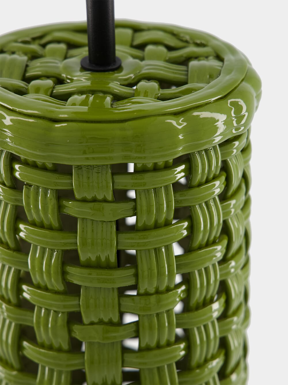 Cesta Green Ceramic Lamp Base