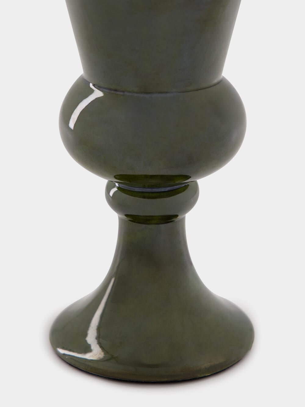 Florbela Green Ceramic Medium Vase