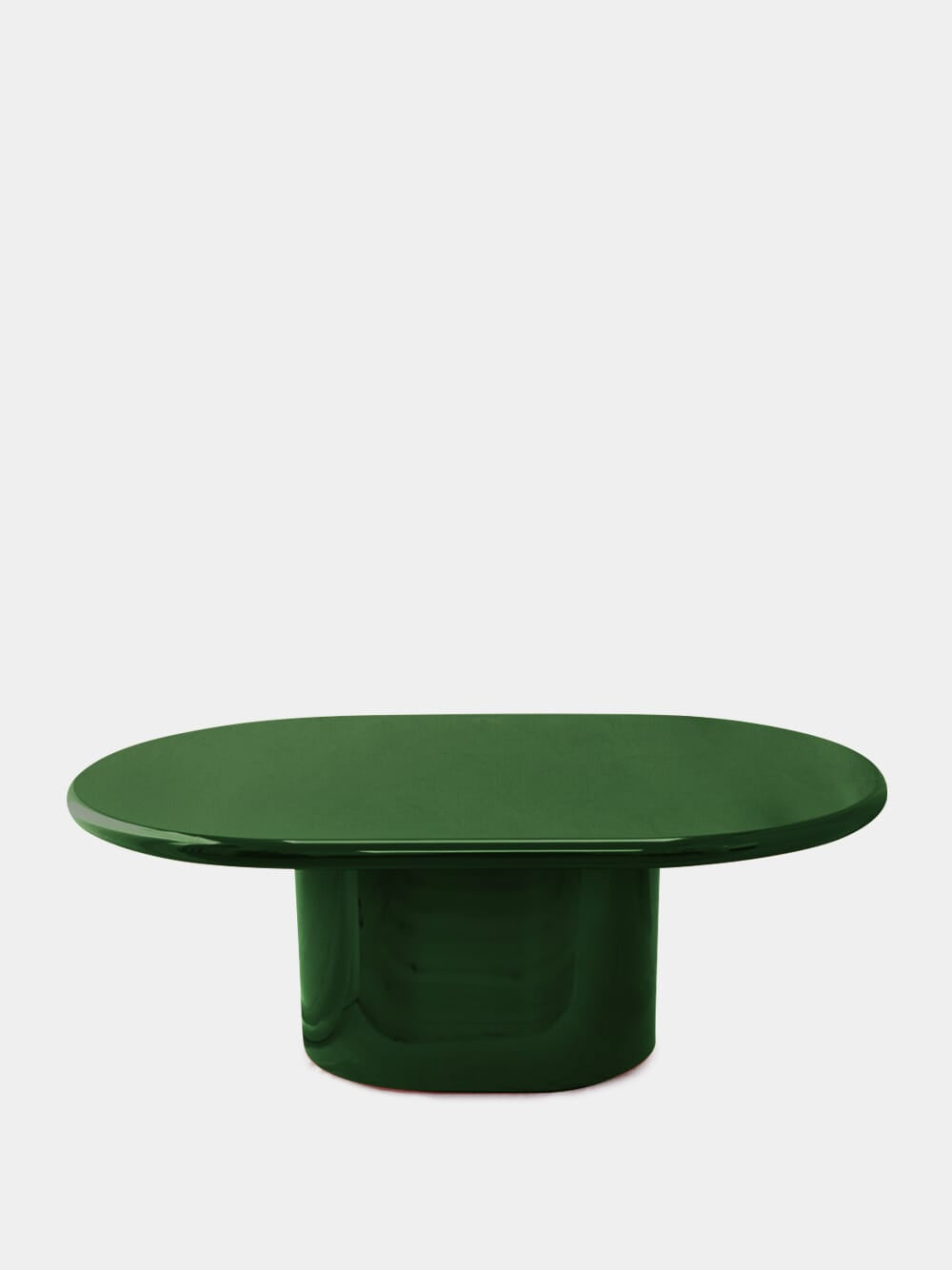Amendoeira Green Lacquered Wood Coffee Table