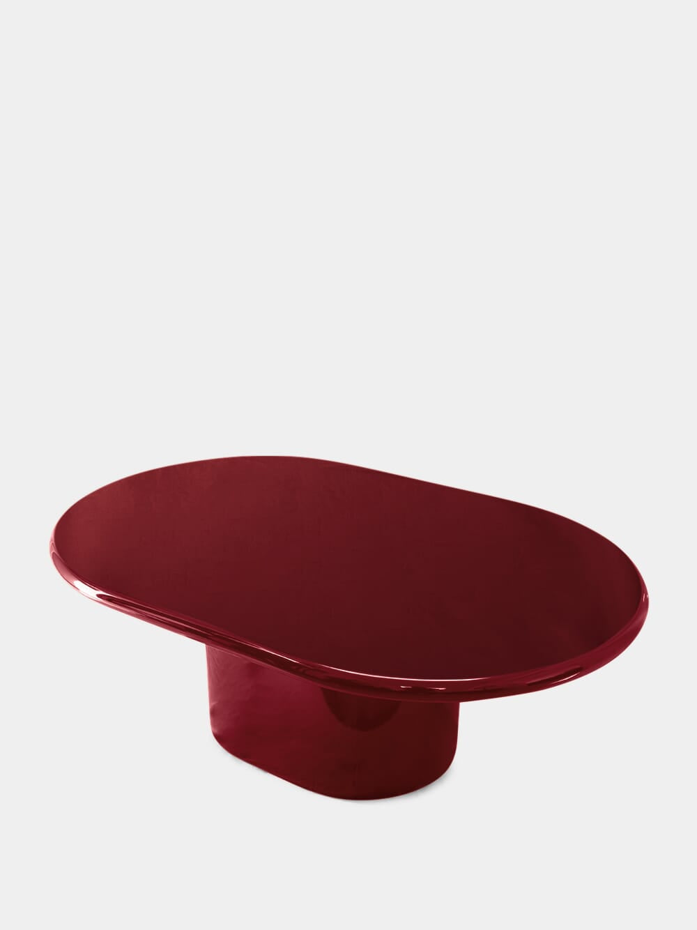 Amendoeira Brick Lacquered Wood Coffee Table
