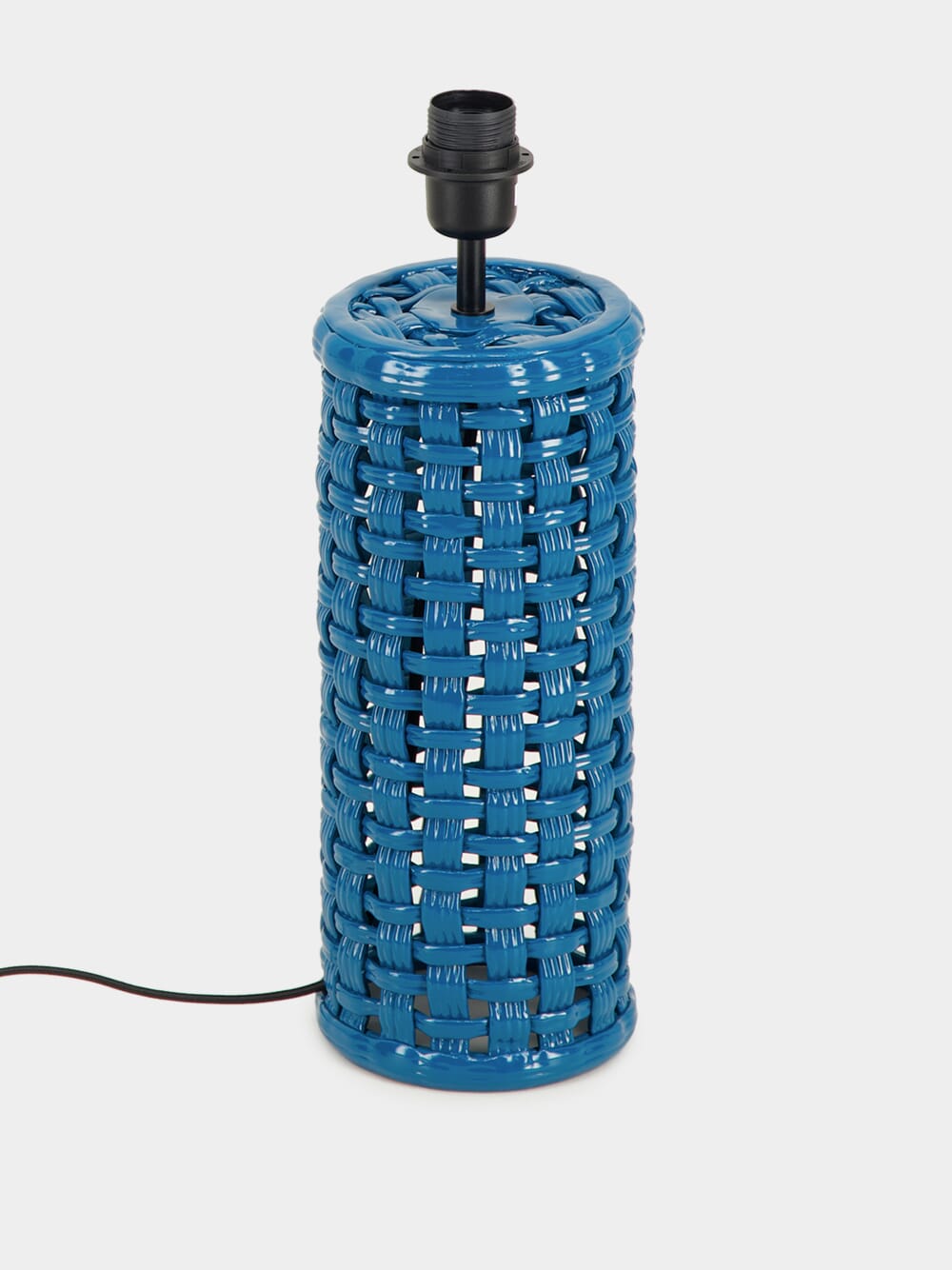 Cesta Blue Ceramic Lamp Base