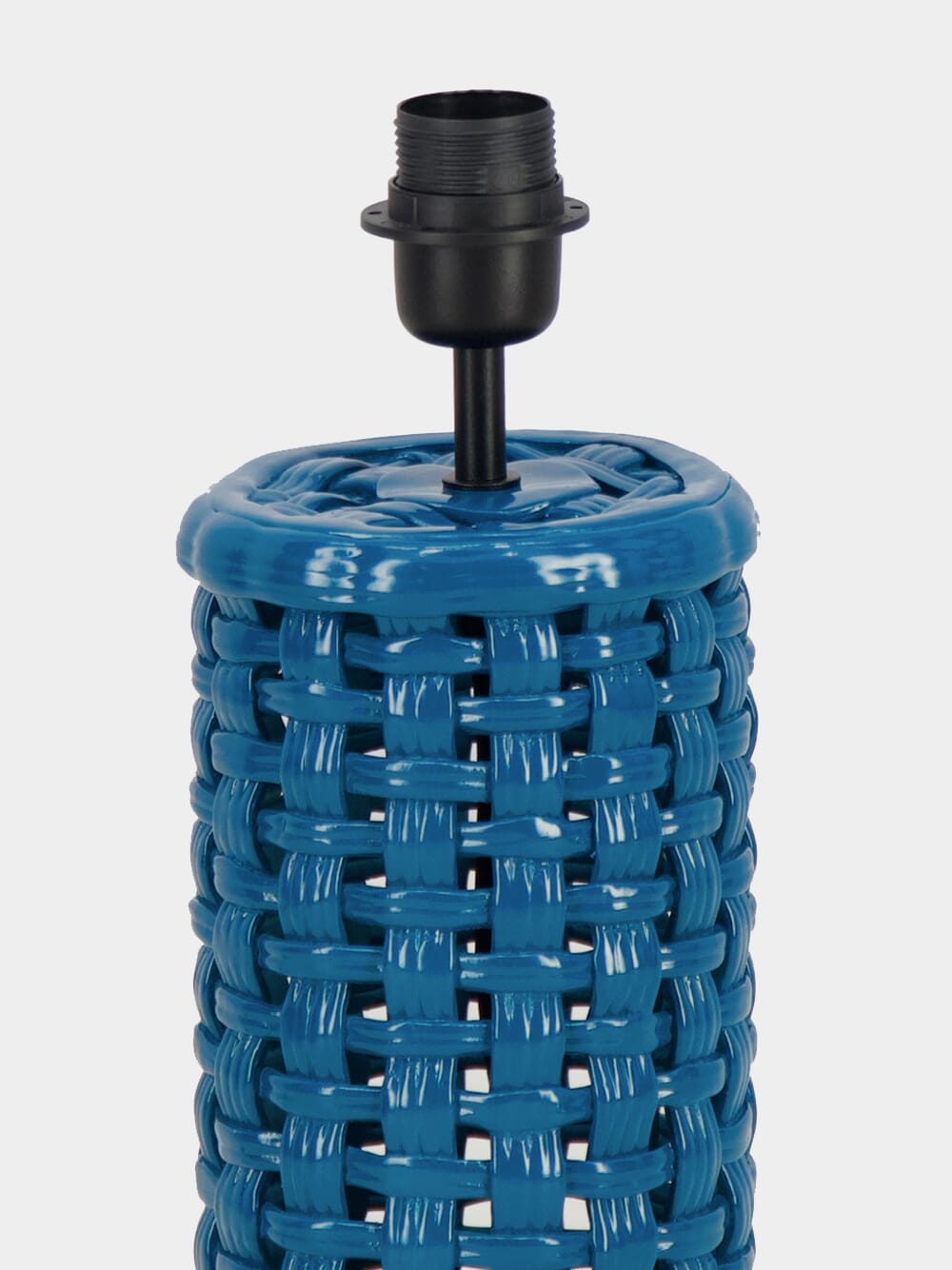 Cesta Blue Ceramic Lamp Base