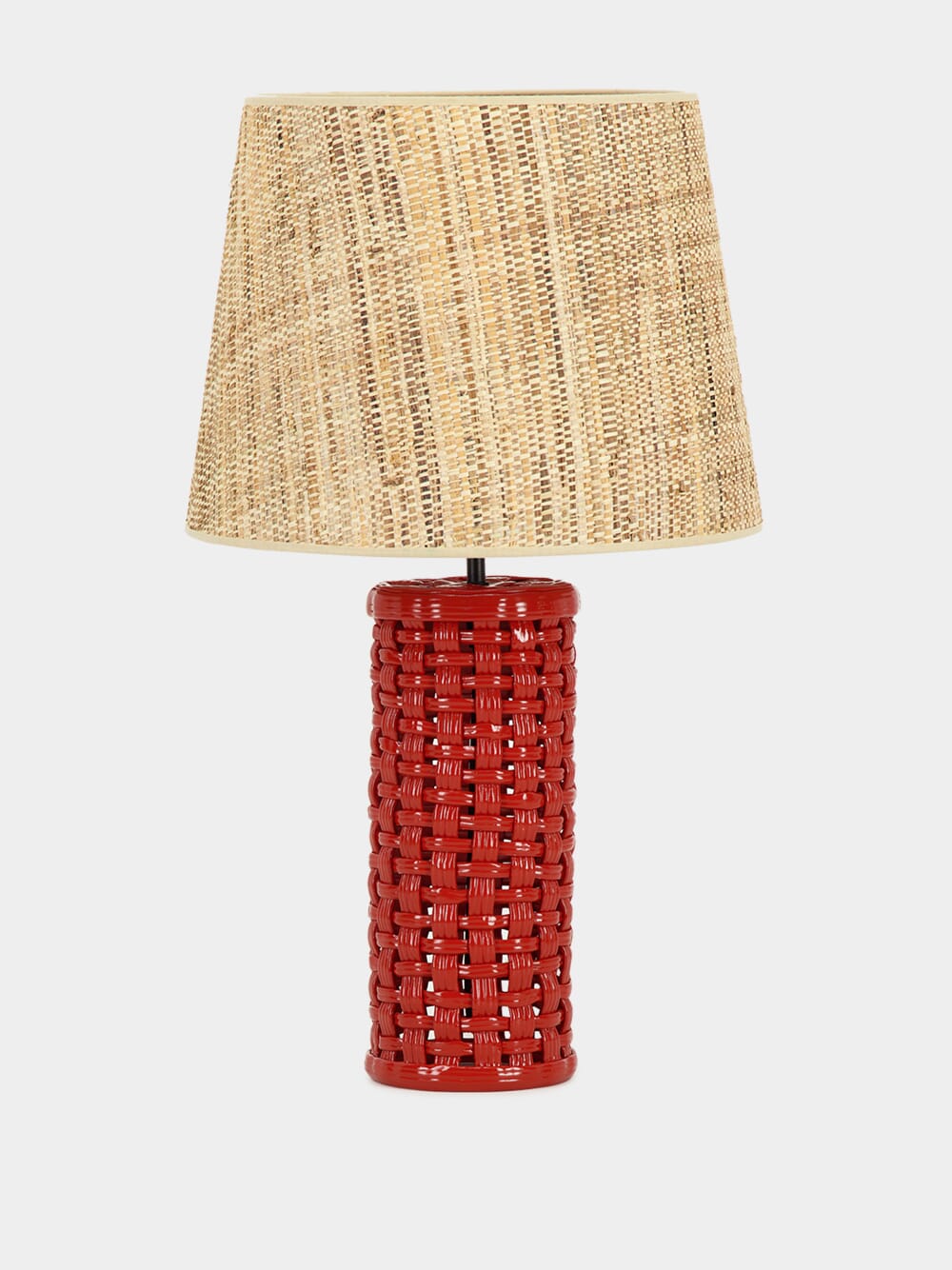 Cesta Red Ceramic Lamp Base