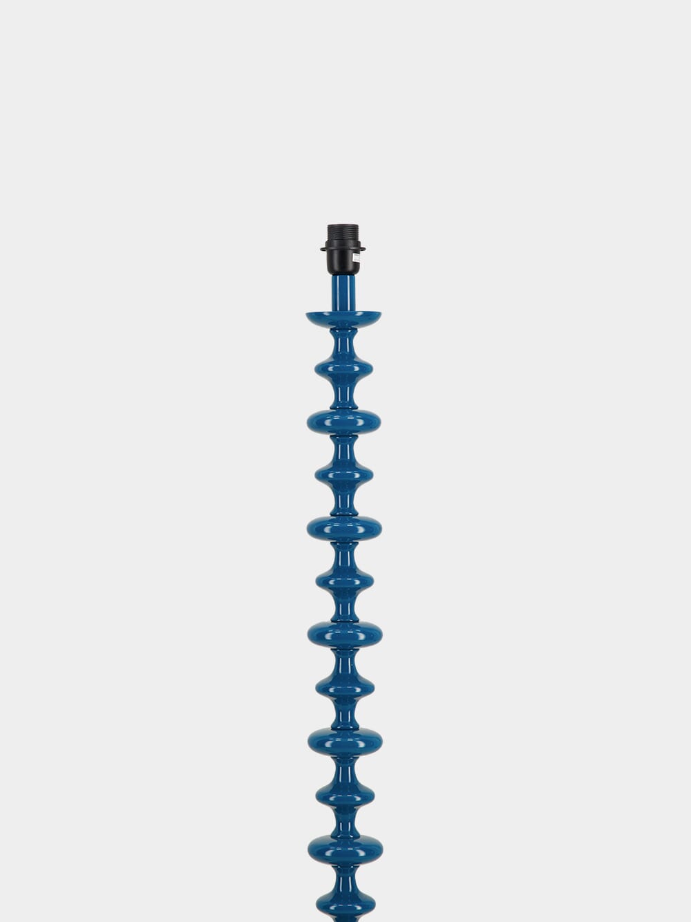 Freixo Blue Wood Floor Lamp Base