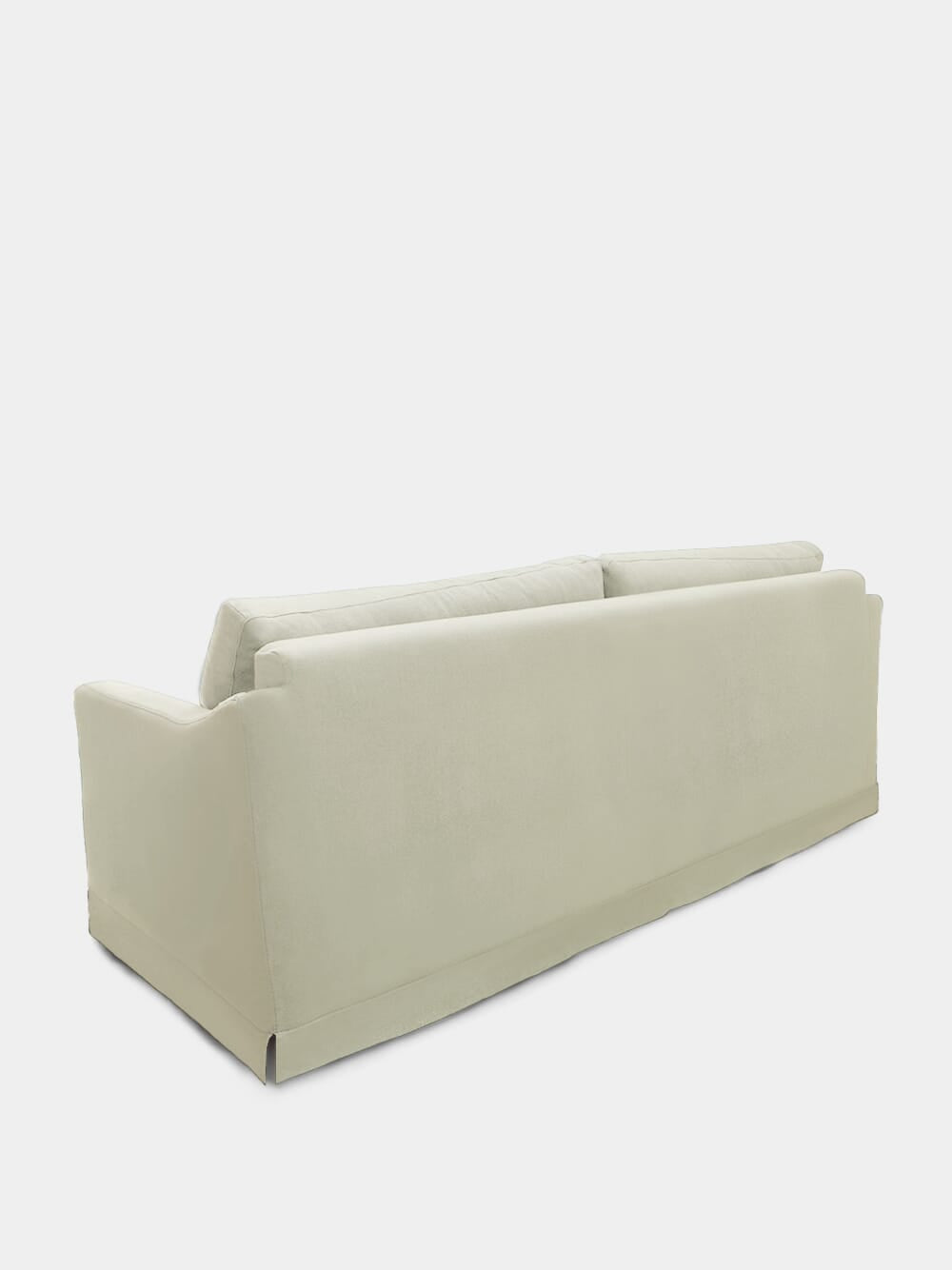 Carlos Natural Linen and Wood Sofa
