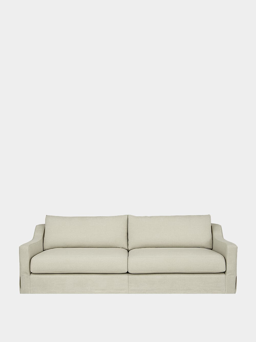 Manuel Natural Linen and Wood Sofa