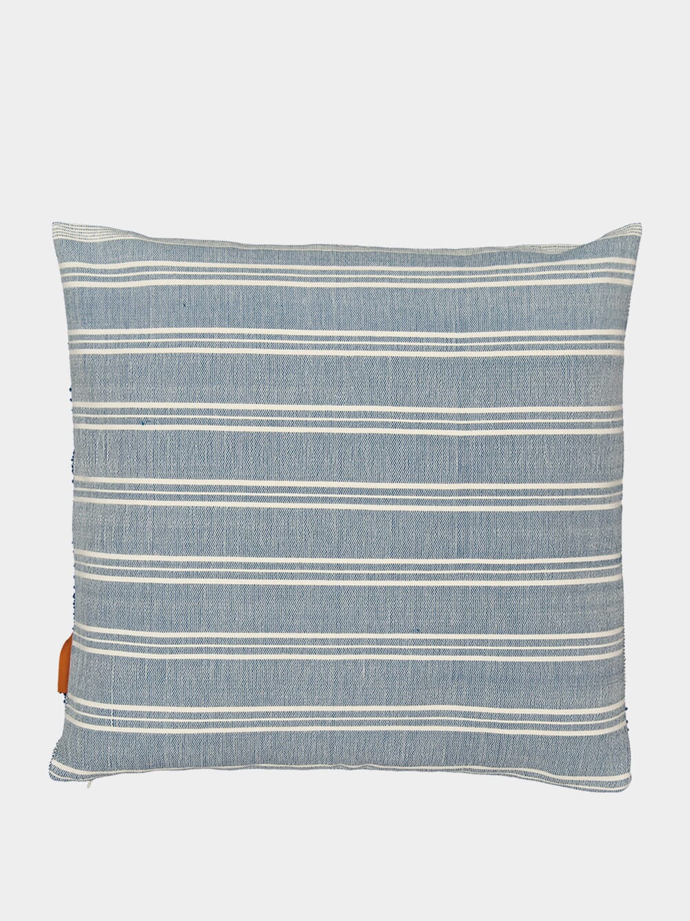 Handmade Inês Blue Cotton Linen Cushion