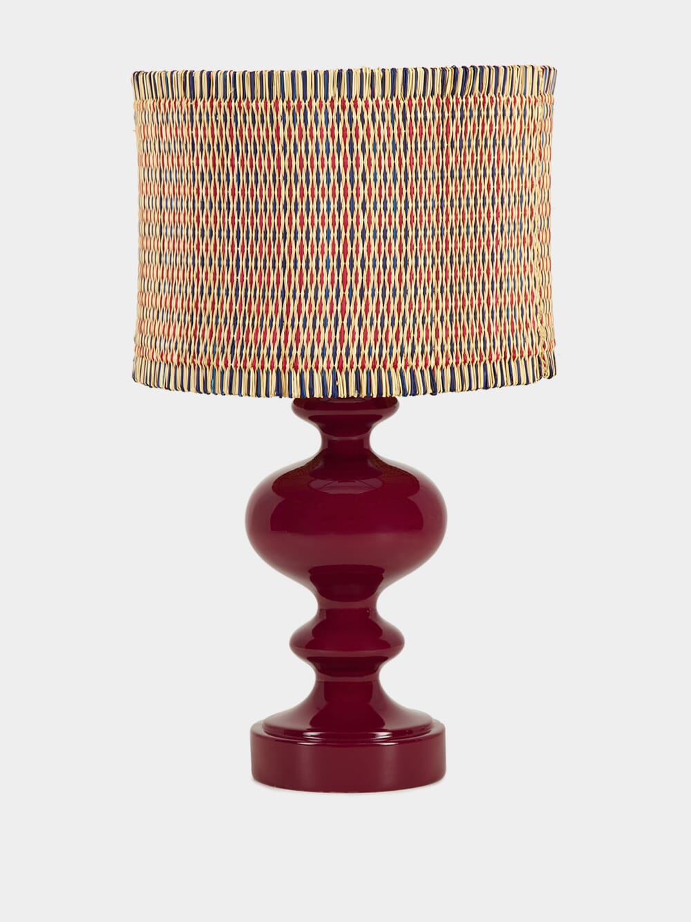 Cardosas Bordeaux Wood Lamp Base