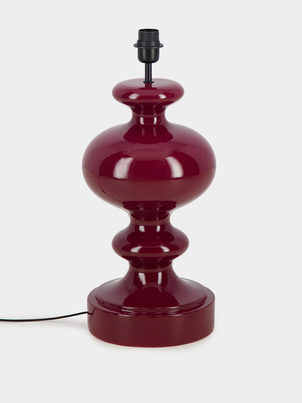 Cardosas Bordeaux Ceramic Lamp Base