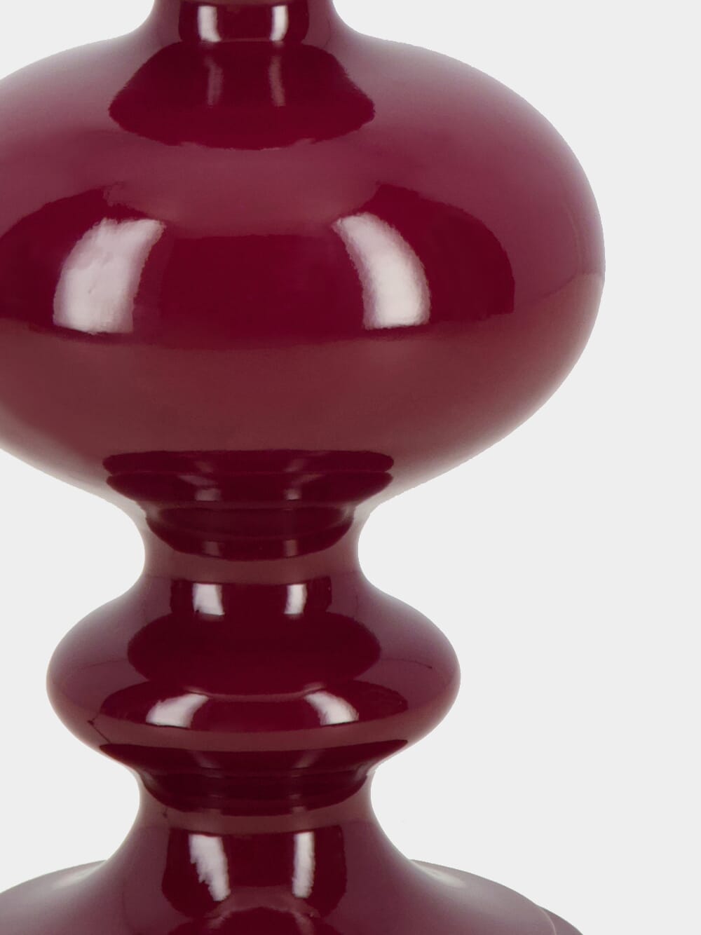 Cardosas Bordeaux Ceramic Lamp Base