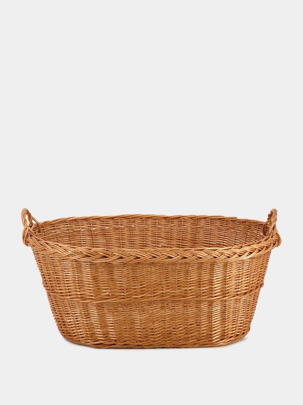 Handmade Furnas Natural Wicker Large Basket