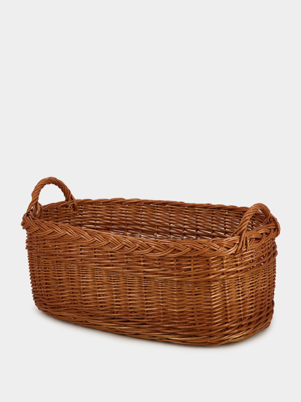Handmade Furnas Natural Wicker Large Basket