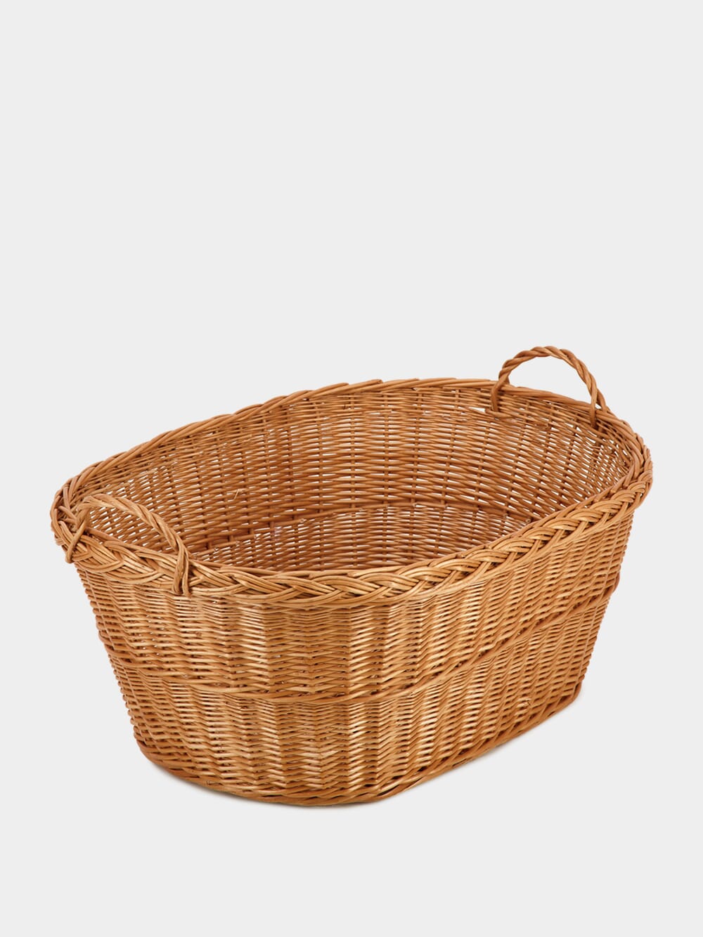 Handmade Furnas Natural Wicker Large Basket
