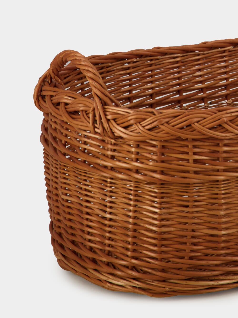 Handmade Furnas Natural Wicker Large Basket