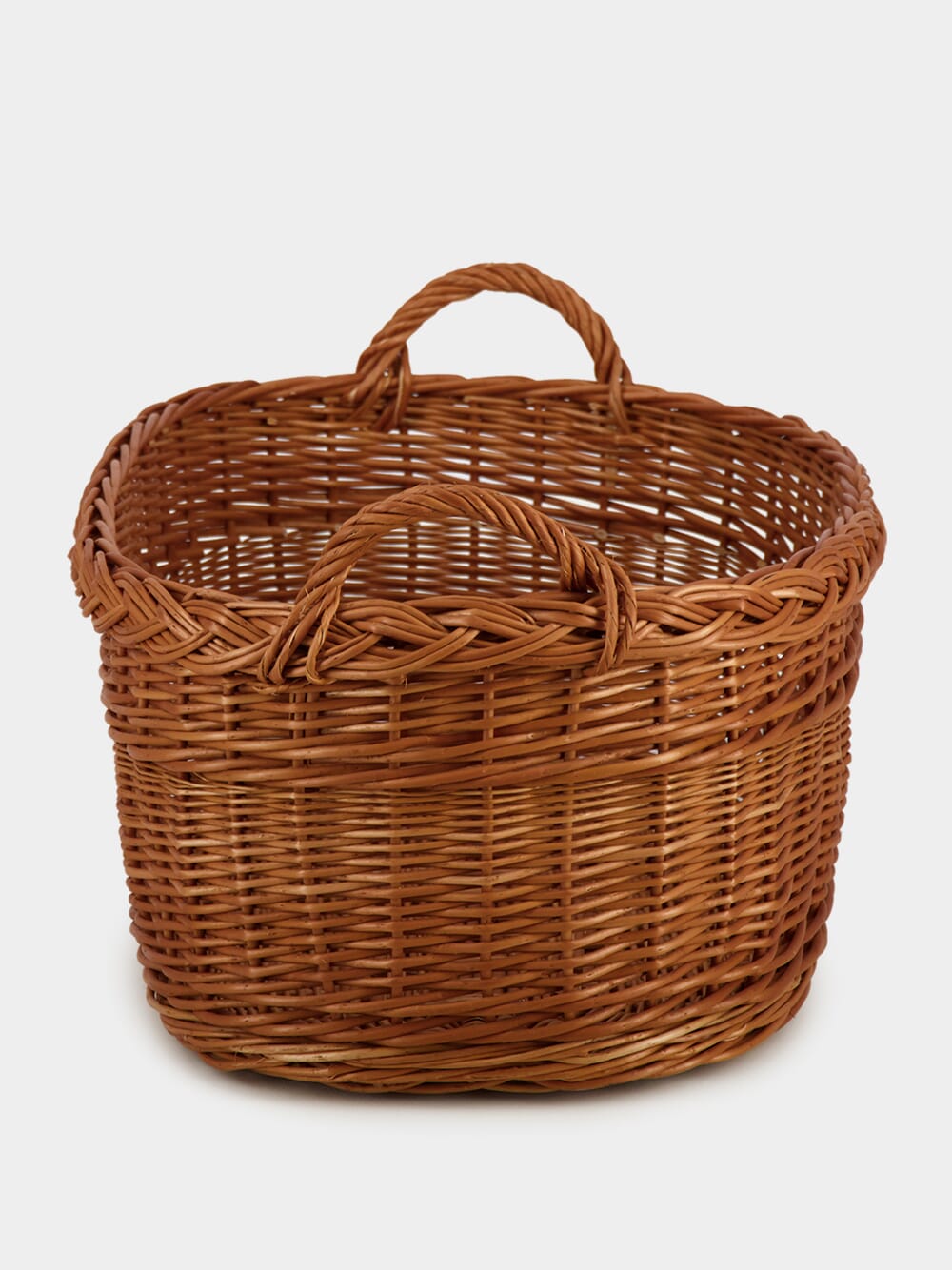 Handmade Furnas Natural Wicker Large Basket