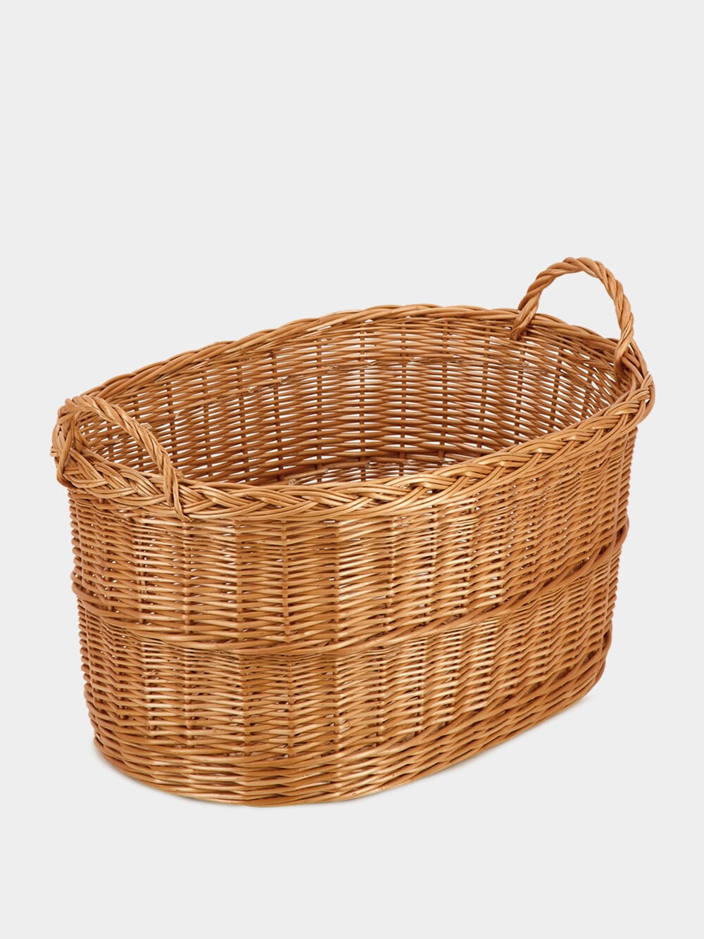 Handmade Furnas Natural Wicker Medium Basket