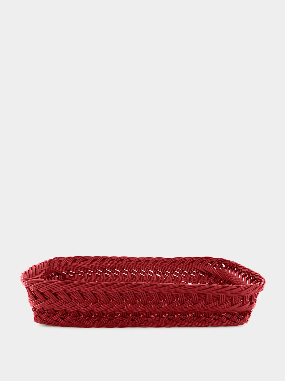 Handmade Vitória Red Wicker Medium Tray