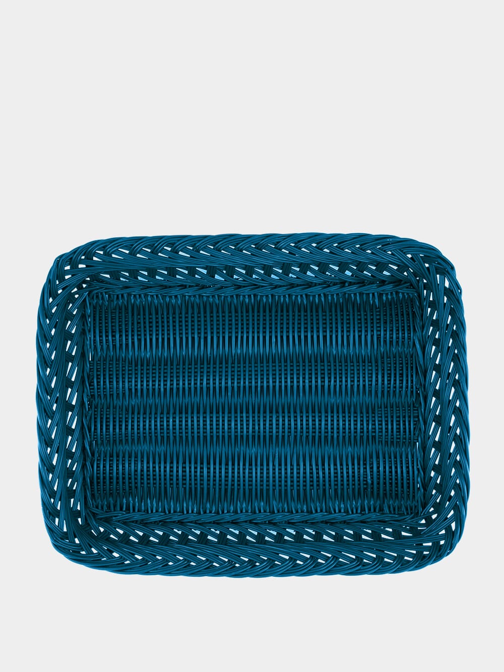 Handmade Vitória Blue Wicker Medium Tray