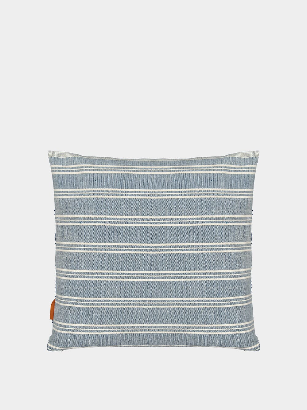 Handmade Inês Blue Cotton Linen Cushion